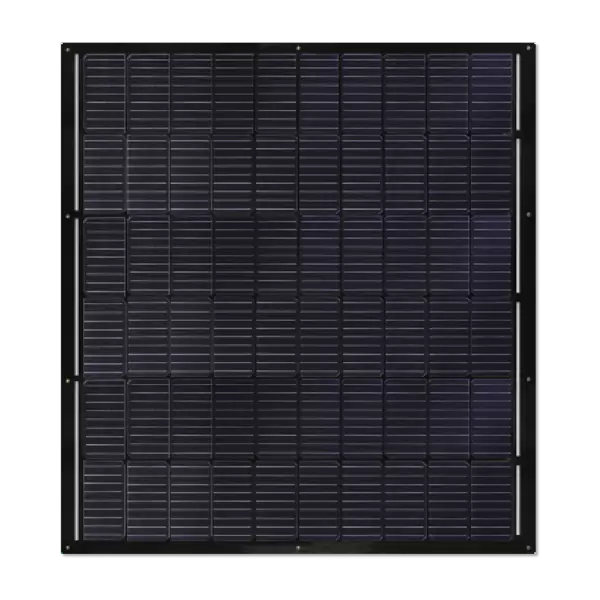 panneaux solaires à module PV entièrement noirs